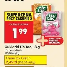 Biedronka Cukierki strawberry mix Tic Tac oferta