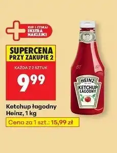 Biedronka Ketchup łagodny Heinz oferta