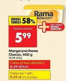 Biedronka Margaryna Rama Classic oferta