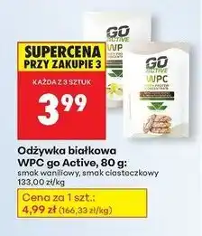 Biedronka Odżywka białkowa ciasteczkowa Go Active oferta