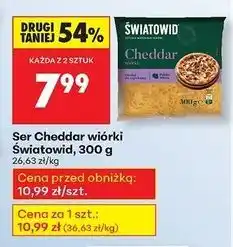 Biedronka Ser cheddar tarty Światowid oferta