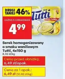 Biedronka Serek wanilia Tutti oferta