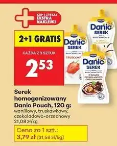 Biedronka Serek truskawkowy Danone Danio oferta