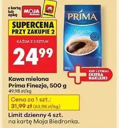Biedronka Kawa Cafe Prima Finezja oferta
