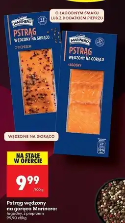 Biedronka Pstrąg wędzony na gorąco z pieprzem Marinero oferta