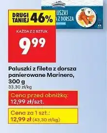 Biedronka Paluszki z fileta dorsza panierowane Marinero oferta