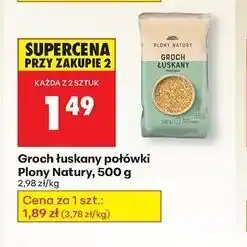Biedronka Groch łuskany połówki Plony Natury oferta