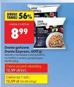 Biedronka Tortellini z warzywami i sosem grzybowym Danie Express oferta