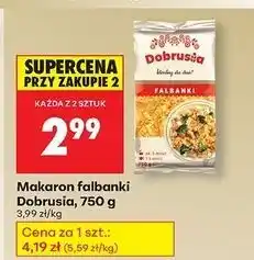 Biedronka Makaron falbanki Dobrusia oferta