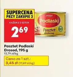 Biedronka Pasztet drobiowy Drosed Podlaski oferta