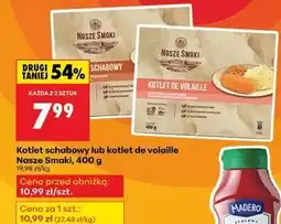 Biedronka Kotlet de volaille z marchewką i groszkiem puree ziemniaczanym Nasze Smaki oferta