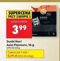 Biedronka Prażone liście alg morskich sushi nori Asia Flavours oferta