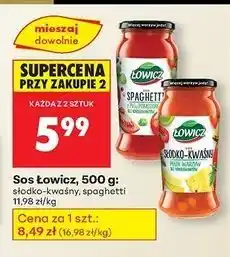 Biedronka Sos spaghetti Łowicz oferta