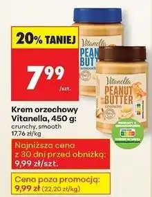 Biedronka Masło orzechowe z kawałkami orzeszków Vitanella oferta