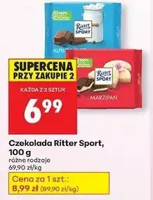 Biedronka Czekolada mleczna alpejska Ritter Sport oferta