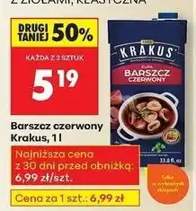 Biedronka Barszcz czerwony Krakus Maspex oferta
