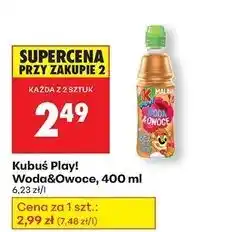 Biedronka Napój jabłko-malina Kubuś Play! Woda & Owoce oferta