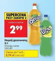 Biedronka Napój o smaku cytrynowym Lemo oferta