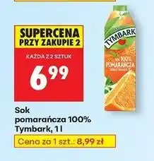 Biedronka Sok pomarańczowy Tymbark oferta