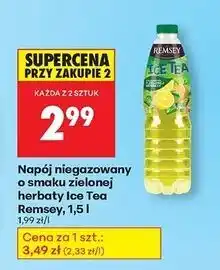 Biedronka Napój o smaku zielonej herbaty Remsey Ice Tea oferta