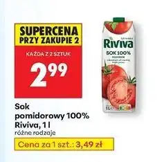 Biedronka Sok pomidorowy 100% Riviva oferta