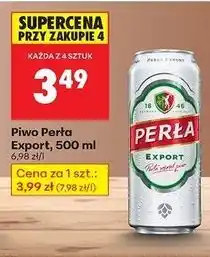 Biedronka Piwo Perła Export oferta