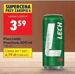 Biedronka Piwo Lech Premium oferta