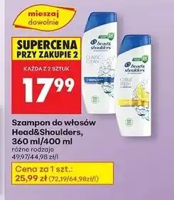 Biedronka Szampon do włosów citrus fresh Head&Shoulders oferta