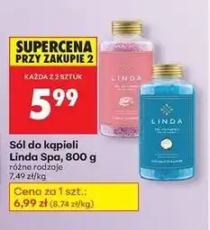 Biedronka Sól do kąpieki coconut pleasure Linda oferta