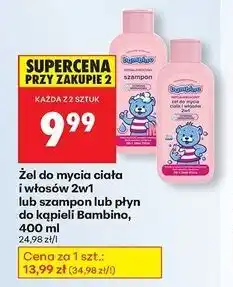 Biedronka Żel do mycia ciała i włosów 2w1 Bambino oferta