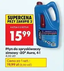 Biedronka Płyn do spryskiwaczy zimowy Aura Nano oferta