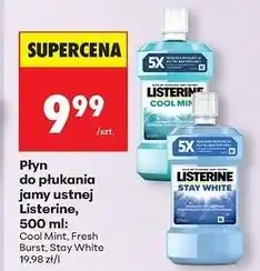 Biedronka Płyn do płukania ust Listerine Stay White oferta