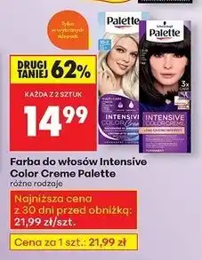 Biedronka Farba do włosów ciemny brąz 3-0 (n2) Palette Intensive Color Creme oferta