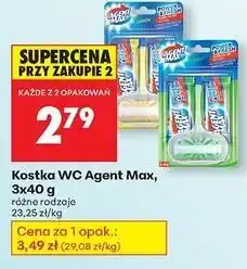 Biedronka Kostka + wkłady cytrynowe Agent Max oferta
