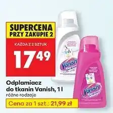 Biedronka Odplamiacz w żelu biały Vanish Oxi Action oferta