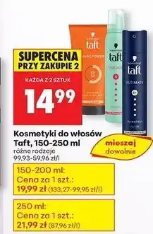 Biedronka Żel do włosów Taft Looks Maxx Power oferta