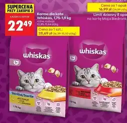 Biedronka Karma dla kota z pyszną wołowiną Whiskas oferta