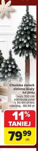 Carrefour Choinka świerk 100 cm oferta