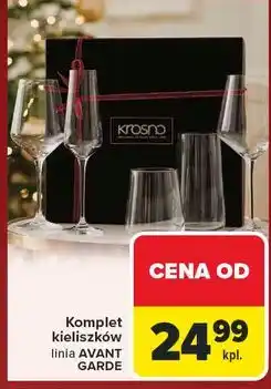 Carrefour Kieliszki do wina avant-garde 450 ml Krosno S.a oferta