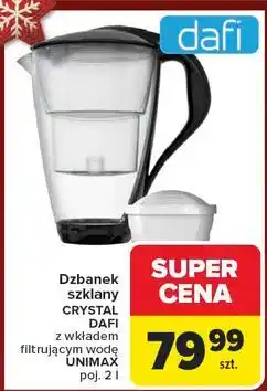 Carrefour Dzbanek crystal z wkładem Dafi oferta