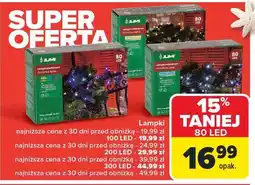 Carrefour Lampki 300 led Jumi oferta