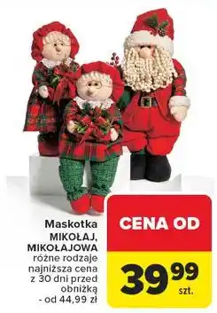 Carrefour Maskotka mikołajowa oferta