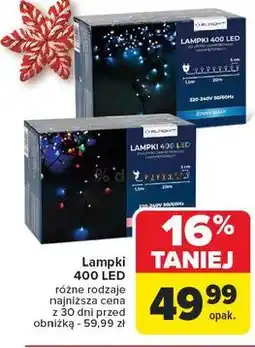 Carrefour Lampki 400 led oferta