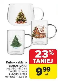 Carrefour Kubek borosilikat 430 ml oferta