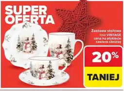Carrefour Filiżanka ze spodkiem vintage oferta