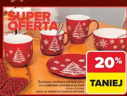 Carrefour Talerz zimowa choinka Altom oferta