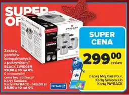 Carrefour Komplet garnków black Zwieger oferta