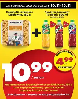 Biedronka Napój jabłko-jagoda Tymbark oferta