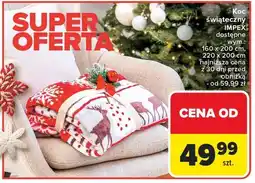 Carrefour Koc świąteczny 220 x 200 cm Impex (Pościel) oferta