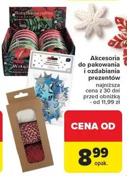 Carrefour Wstążki do pakowania prezentów oferta